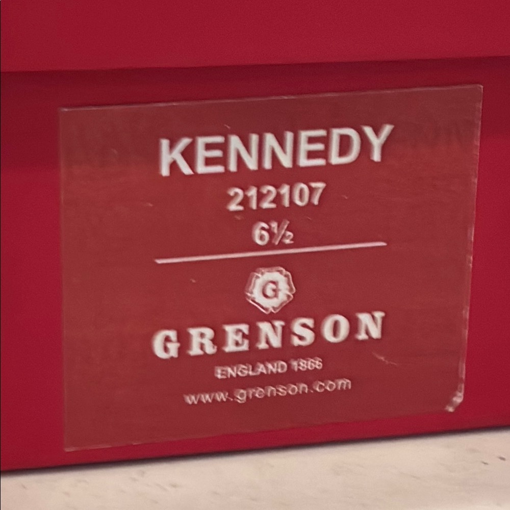 NIB-GRENSON KENNEDY Women Captoe Derby BLACK, Size:6.5(UK) - Picture 3 of 13